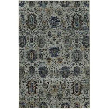 Oriental Weavers 10 x 13 ft. 2 in. Rectangle Andorra Area Rug, Blue and Navy A7120A305400ST